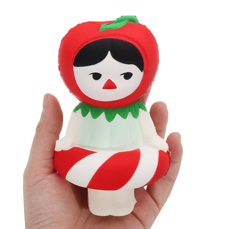 Cherry Girl Squishy Lassan Emelkedő Puha Kollekció Ajándék Dekor Játék Csomagolással