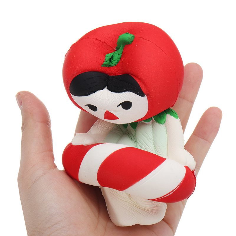 Cherry Girl Squishy Lassan Emelkedő Puha Kollekció Ajándék Dekor Játék Csomagolással