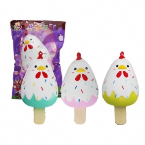 Chick Popsicle Ice-lolly Squishy Lassan Emelkedő Puha Játék Csomagolással