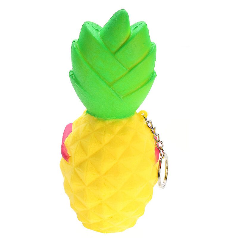 Cool Ananász Squishy Lassan Emelkedő Toy Tag Soft Squeeze Collection Ajándék Dekor Játék