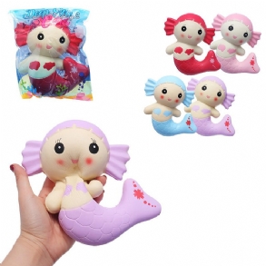 Cutie Squishy Mermaid Játékok Illatos Kenyértorta Szuper 19 cm Lágy Lassan Kelő Eredeti Csomagolás