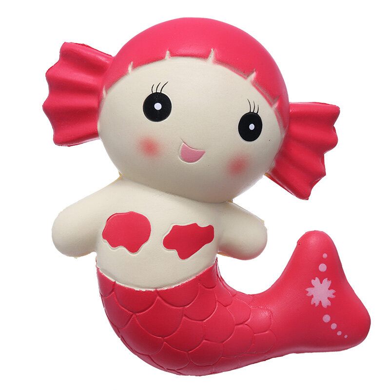 Cutie Squishy Mermaid Játékok Illatos Kenyértorta Szuper 19 cm Lágy Lassan Kelő Eredeti Csomagolás