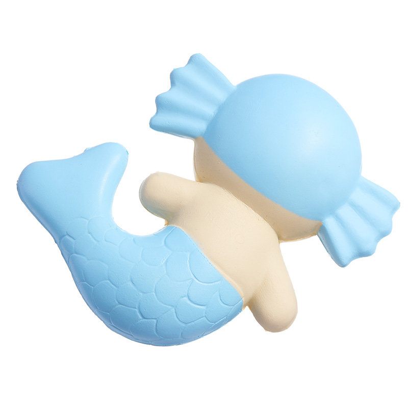 Cutie Squishy Mermaid Játékok Illatos Kenyértorta Szuper 19 cm Lágy Lassan Kelő Eredeti Csomagolás