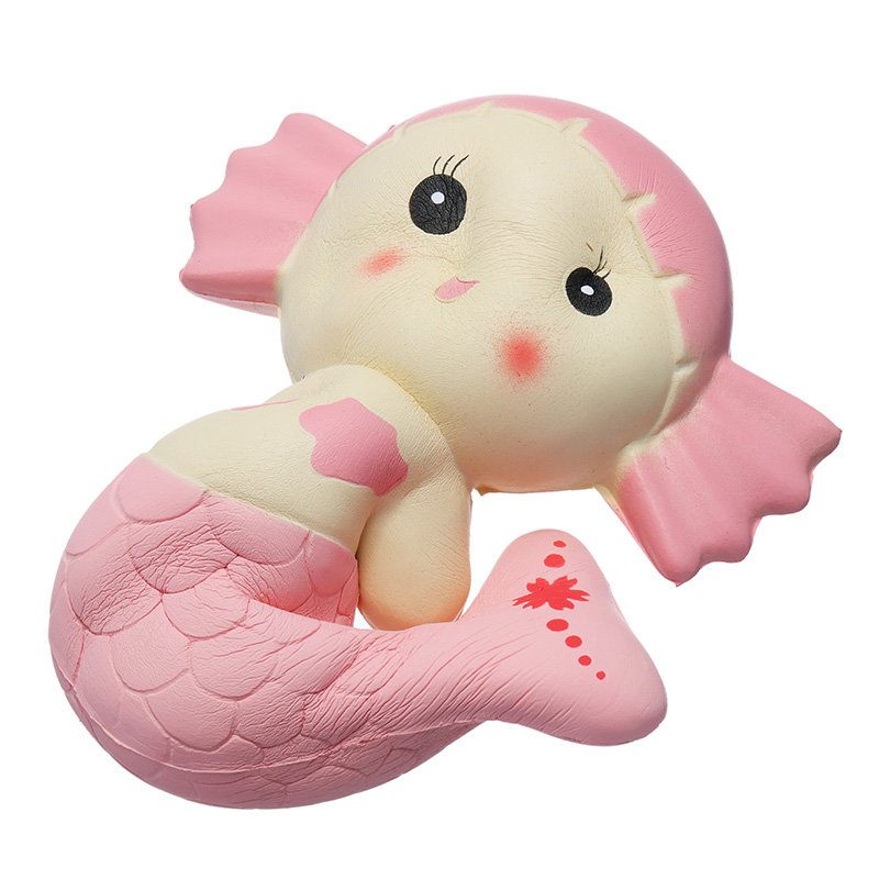 Cutie Squishy Mermaid Játékok Illatos Kenyértorta Szuper 19 cm Lágy Lassan Kelő Eredeti Csomagolás