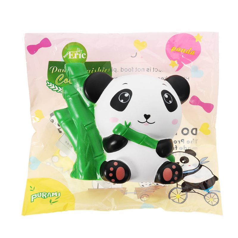 Eric Bamboo Panda Squishy Slow Rising Csomagolással Ajándék Puha Játékkal