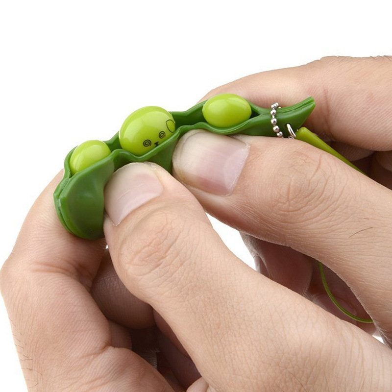 Extrusion Bean Toy Mini Squishy Puha Játékok Medálok Stresszgolyók Összenyomását Gátló Kütyük