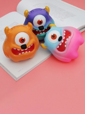 Félszemű Monster Squishy Alacsonyan Emelkedő Rajzfilm Ajándékkollekció Puha Játék