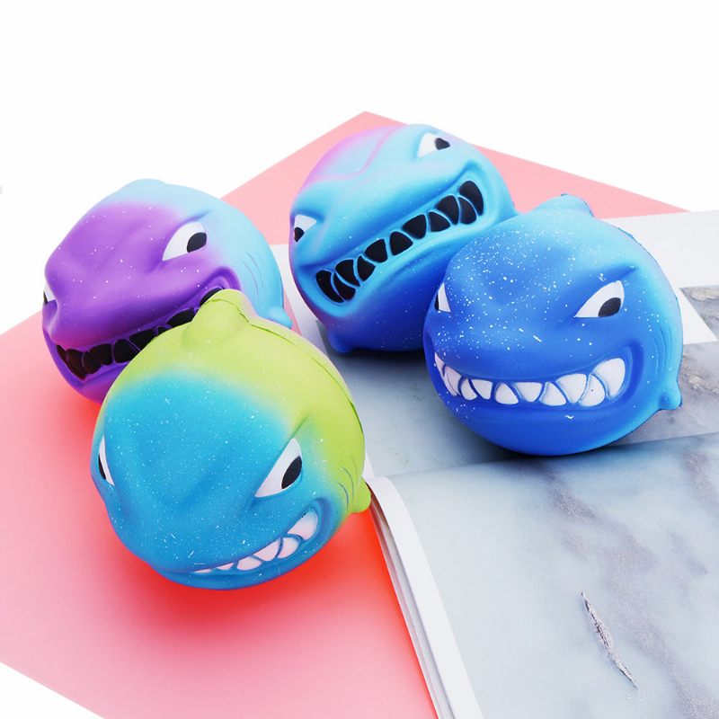 Fierce Shark Squishy Lassan Emelkedő Játék Ajándékgyűjtemény Csomagolással