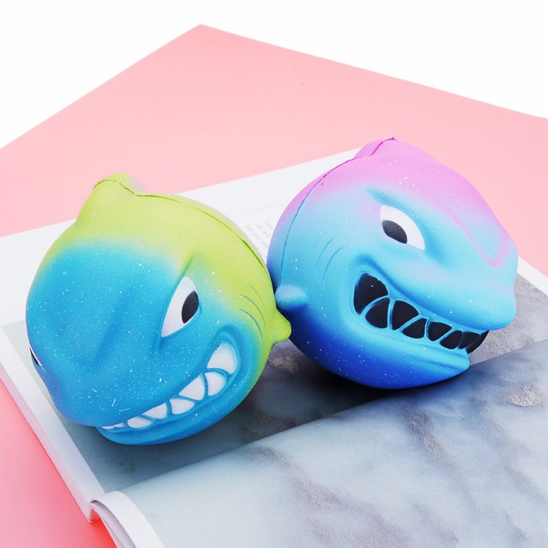 Fierce Shark Squishy Lassan Emelkedő Játék Ajándékgyűjtemény Csomagolással