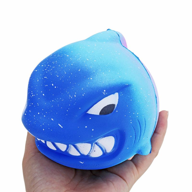 Fierce Shark Squishy Lassan Emelkedő Játék Ajándékgyűjtemény Csomagolással