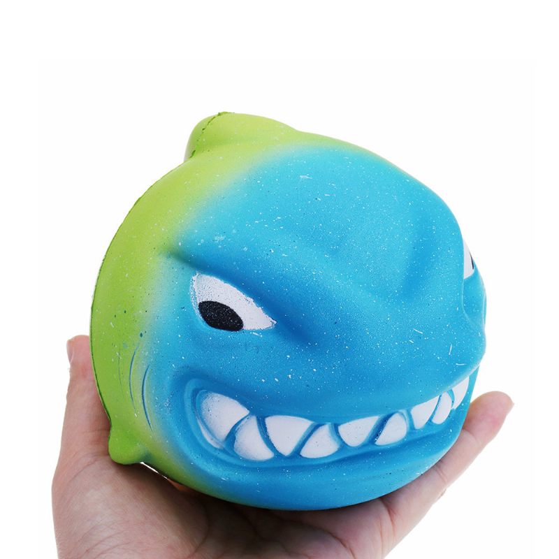 Fierce Shark Squishy Lassan Emelkedő Játék Ajándékgyűjtemény Csomagolással