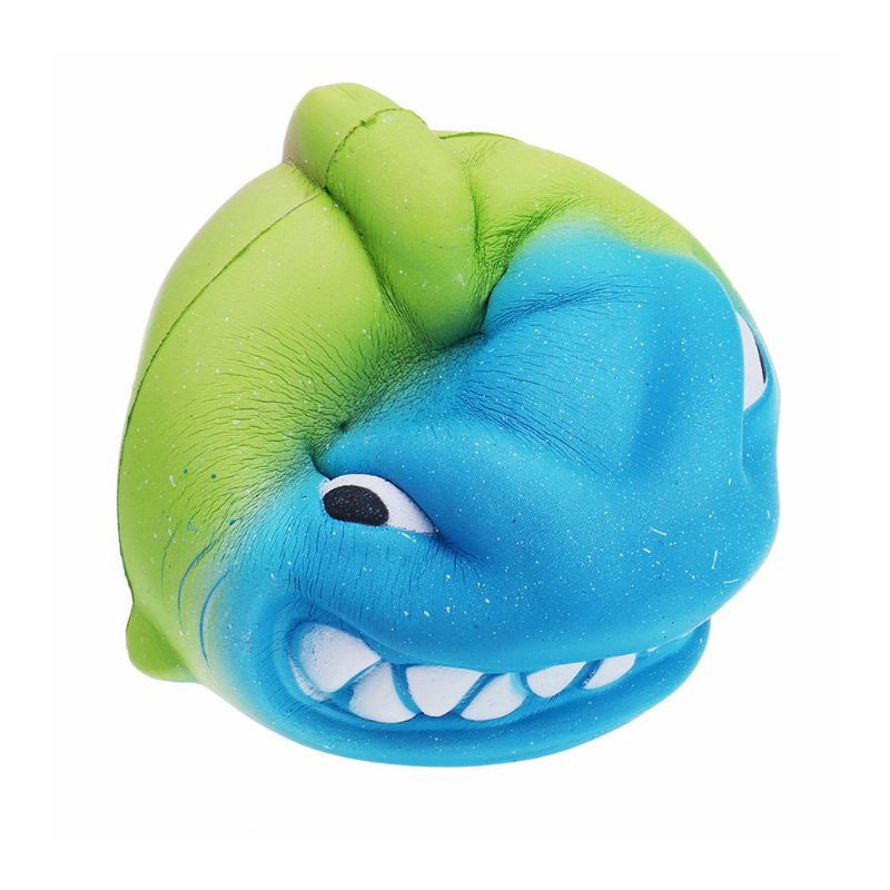 Fierce Shark Squishy Lassan Emelkedő Játék Ajándékgyűjtemény Csomagolással