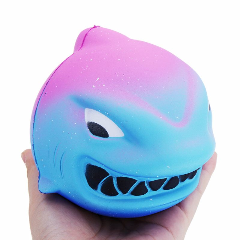 Fierce Shark Squishy Lassan Emelkedő Játék Ajándékgyűjtemény Csomagolással