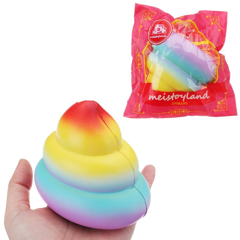 Galaxy Poo Squishy Slow Rising Csomagolással Ajándék Puha Játékkal