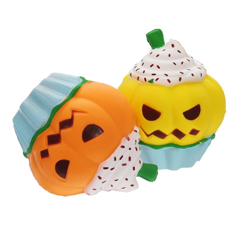 Halloween Sütőtök Fagylalt Squishy Lassan Emelkedő Puha Játék Ajándék Gyűjtemény Csomagolással