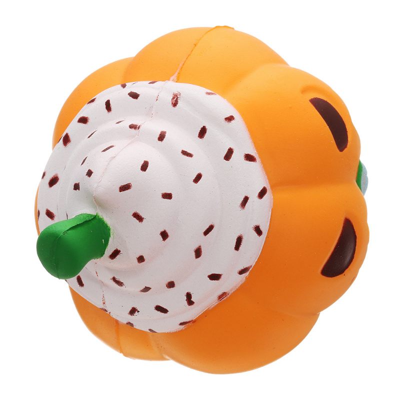 Halloween Sütőtök Fagylalt Squishy Lassan Emelkedő Puha Játék Ajándék Gyűjtemény Csomagolással