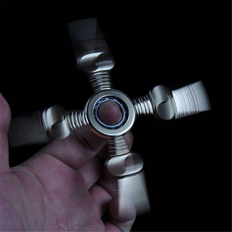 Hand Spinner Tri Fidget Metal Finger Spin Focus Edc Játékok Forgó Stresszoldóhoz