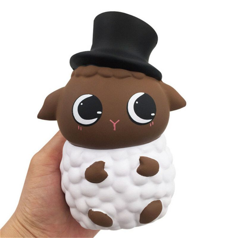 Hat Sheep Squishy Slow Rising Collection Ajándék Csomagolással