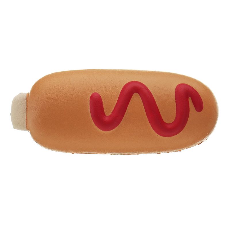 Hot Dog Squishy Puha Játék Lassan Emelkedő Zsemle Kawaii Rajzfilm Ajándékgyűjtemény