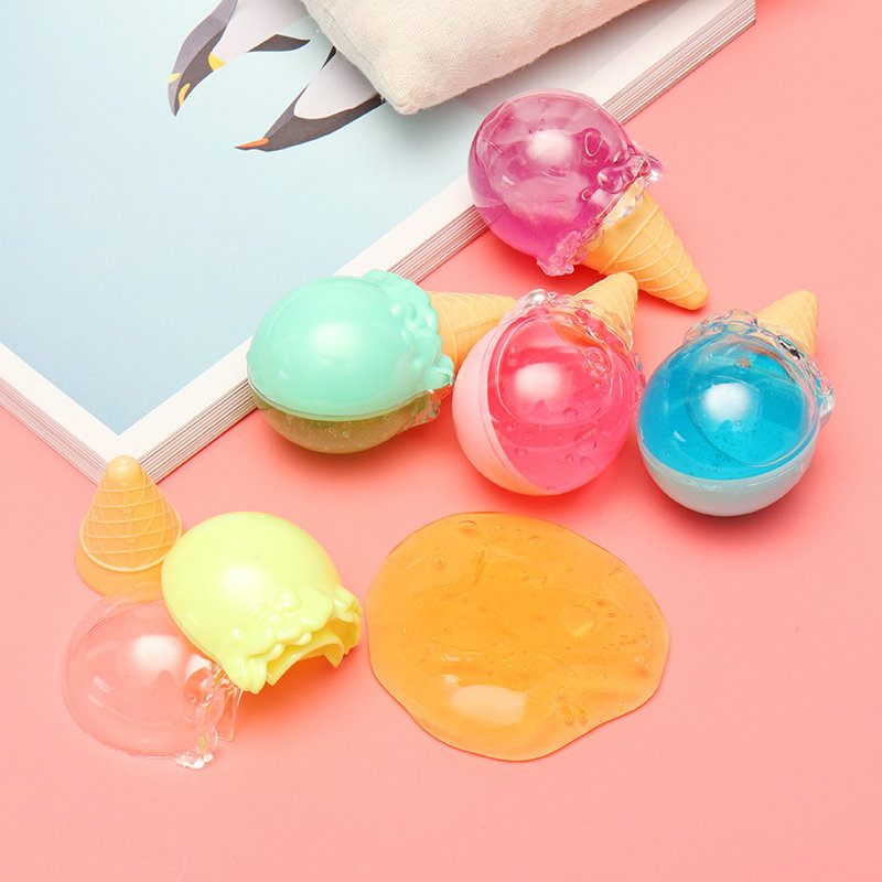 Ice Cream Crystal Slime Mud Diy Játék Ajándék Stresszoldó