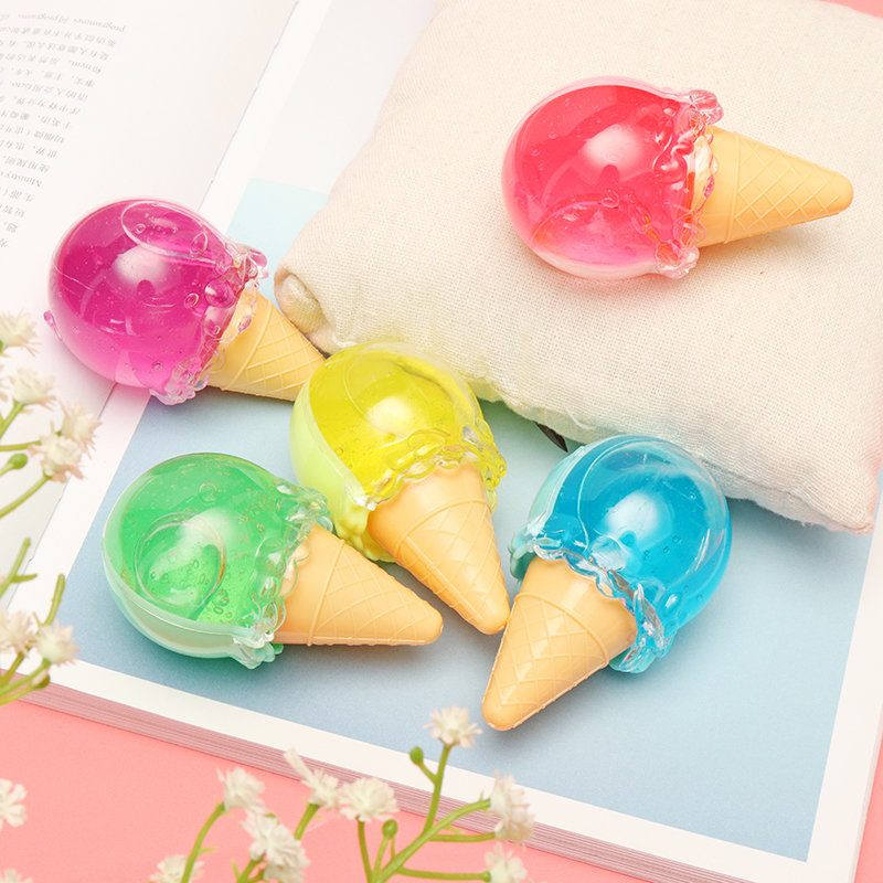 Ice Cream Crystal Slime Mud Diy Játék Ajándék Stresszoldó