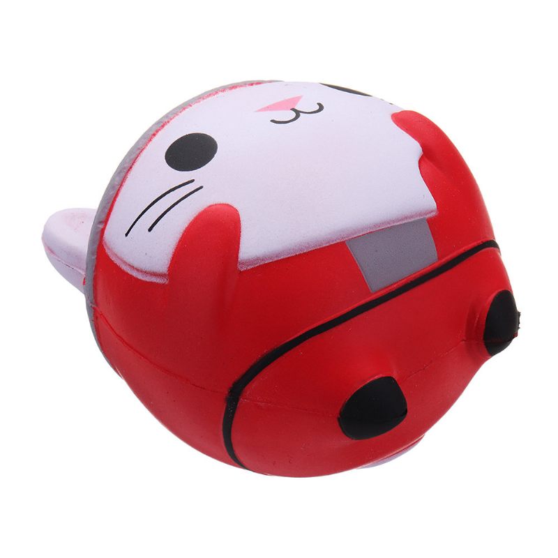 Kawaii Christmas Cat Squishy Puha Lassan Emelkedő Csomagoló Kollekciós Ajándékjáték