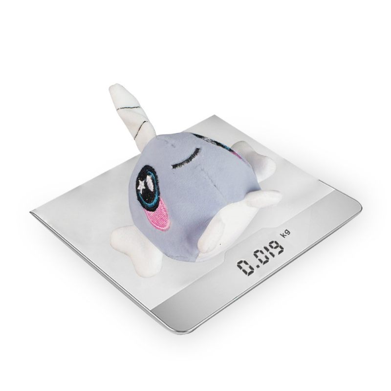 Kawaii Narwhals Toy Plüss Kitömött Összenyomható Játék