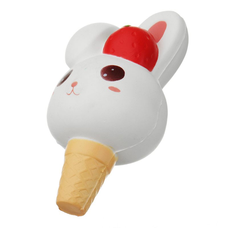 Kawaii Rabbit Ice Cream Squishy Slow Rising Csomagolás Gyűjtemény Ajándék