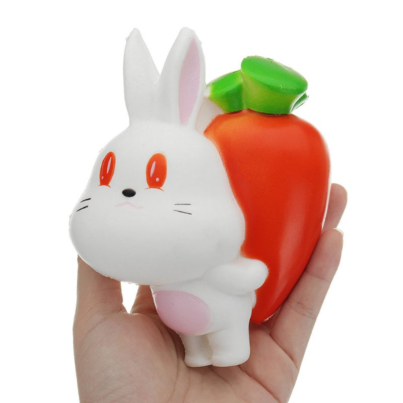 Kawaii Retek Nyúl Squishy Lassan Emelkedő Játék Csomagolással Gyűjtemény Ajándék