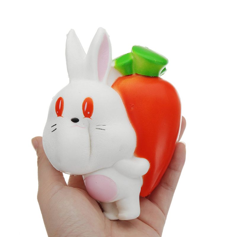 Kawaii Retek Nyúl Squishy Lassan Emelkedő Játék Csomagolással Gyűjtemény Ajándék