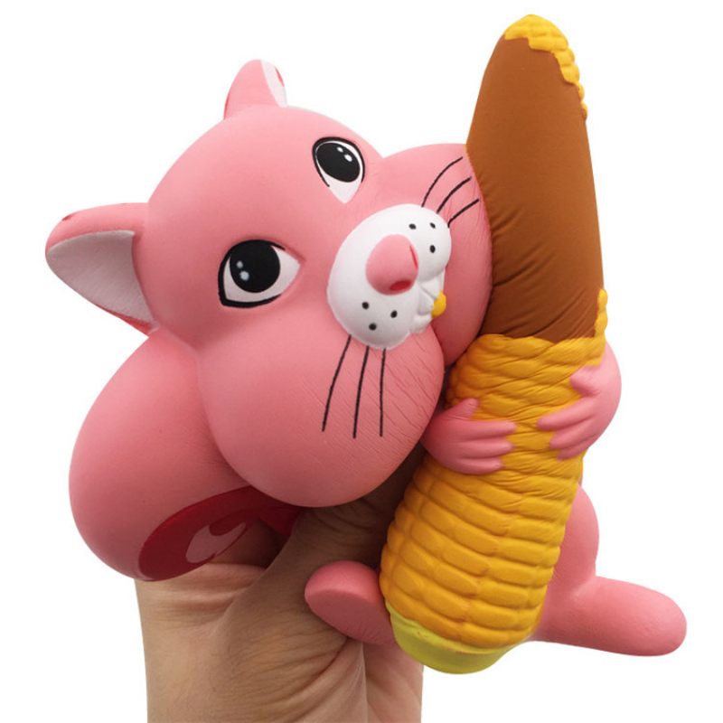 Kawaii Squirrel Squishy Ajándékjáték