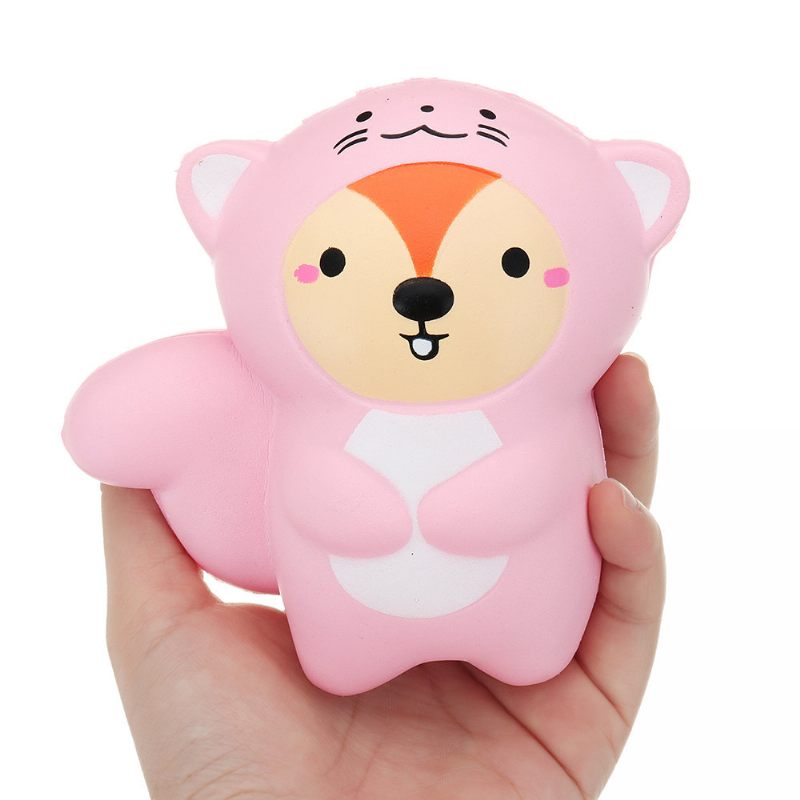 Kawaii Tail Bear Squishy Slow Rising Csomagolással Kollekció Ajándék Puha Játék