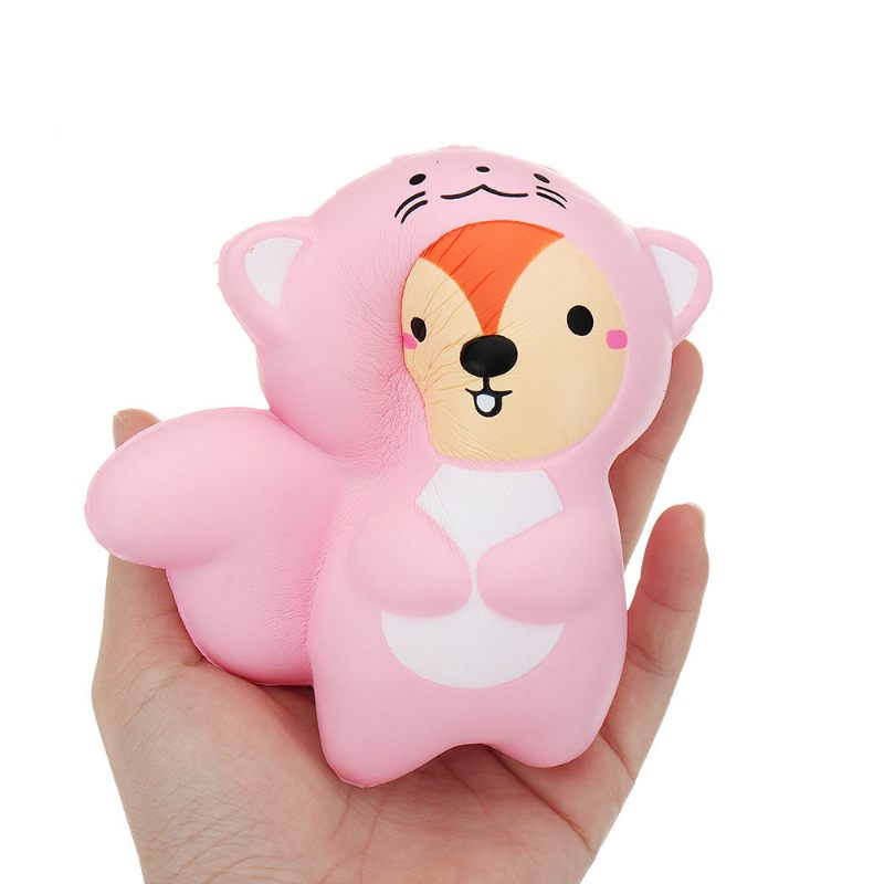 Kawaii Tail Bear Squishy Slow Rising Csomagolással Kollekció Ajándék Puha Játék