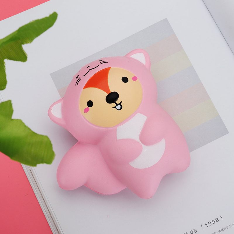 Kawaii Tail Bear Squishy Slow Rising Csomagolással Kollekció Ajándék Puha Játék