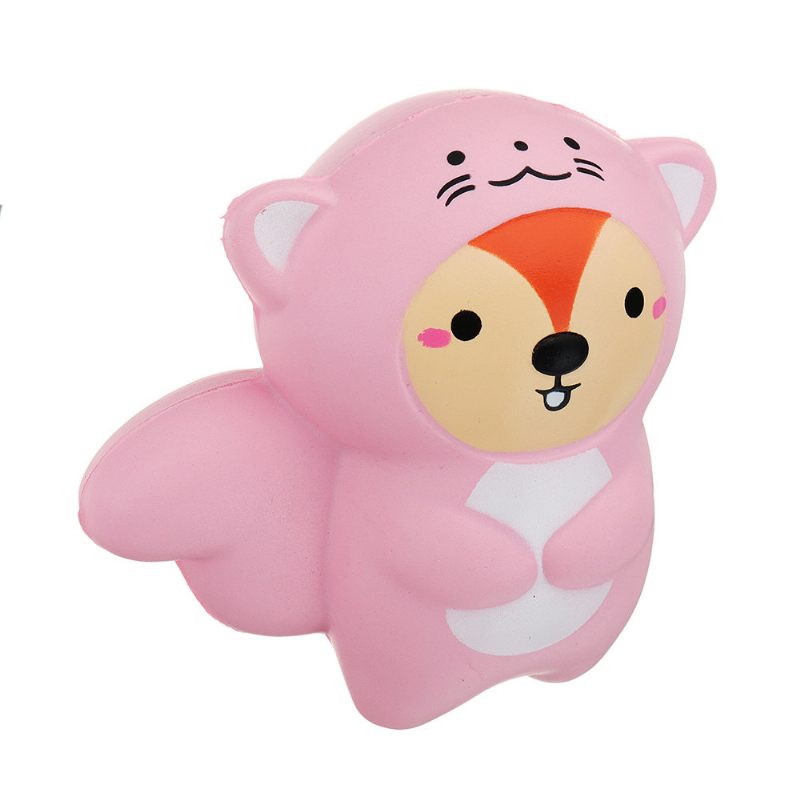 Kawaii Tail Bear Squishy Slow Rising Csomagolással Kollekció Ajándék Puha Játék