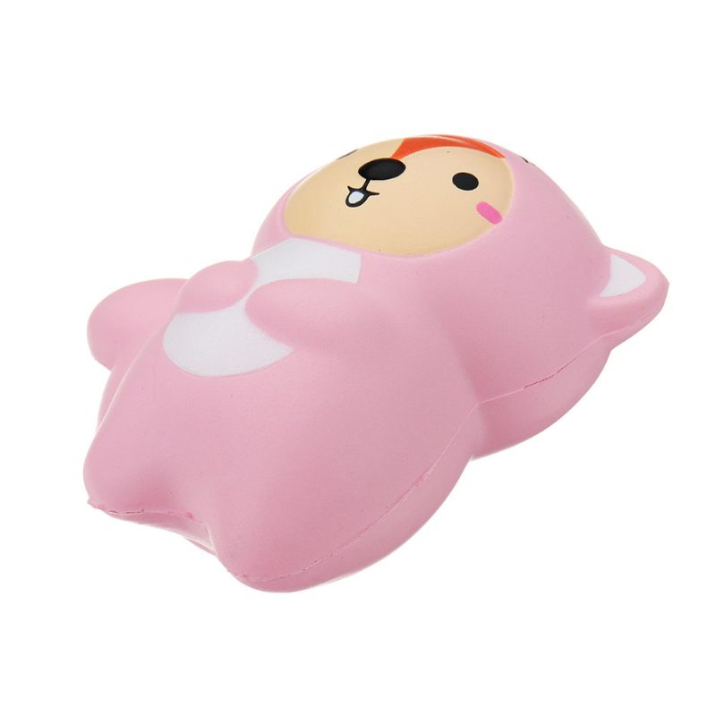 Kawaii Tail Bear Squishy Slow Rising Csomagolással Kollekció Ajándék Puha Játék