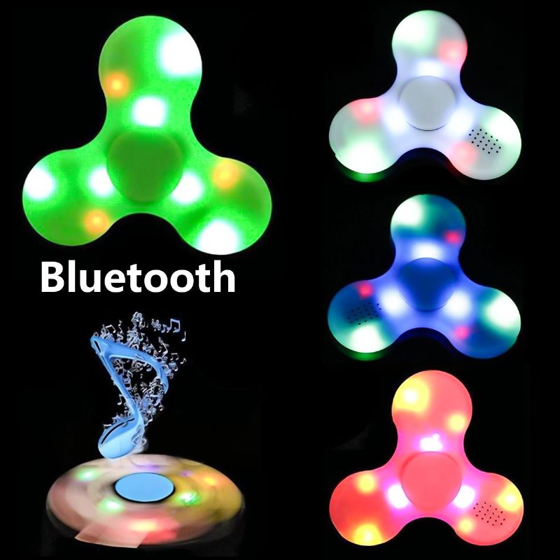 Kézi Spinner Tölthető Zene Led Fidget Finger Focus Stresszcsökkentés Gadget