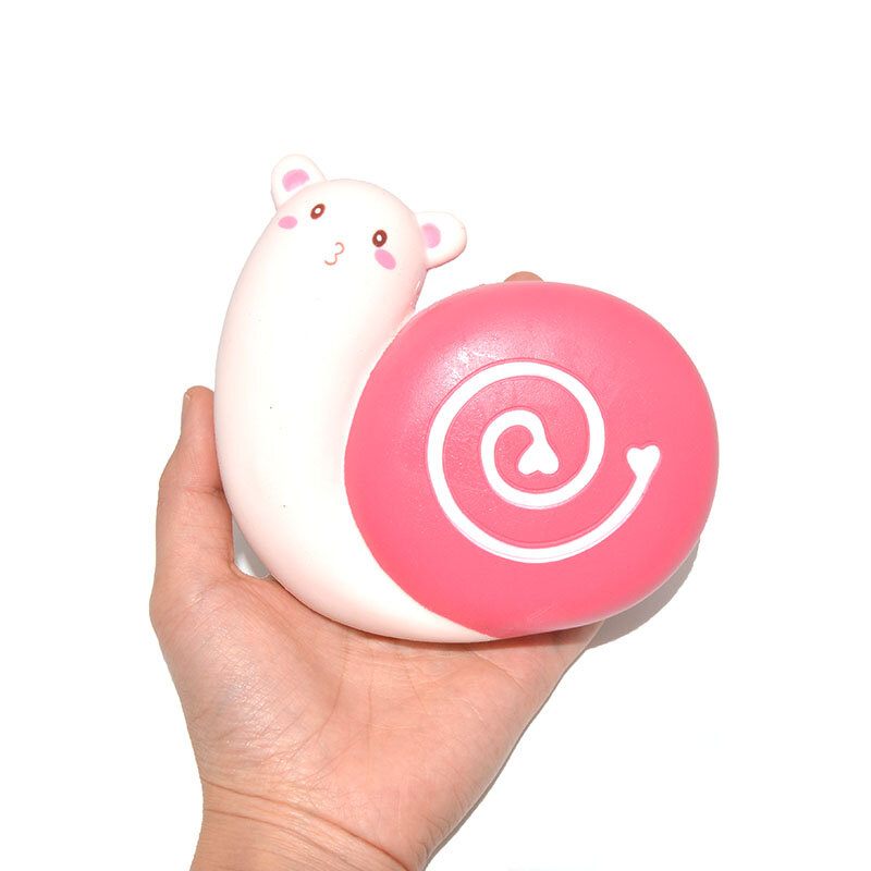 Kiibru Squishy Snail Jumbo 12 cm-es Lassan Emelkedő Illatú Eredeti Csomagolású Kollekció Ajándék Dekor Játék