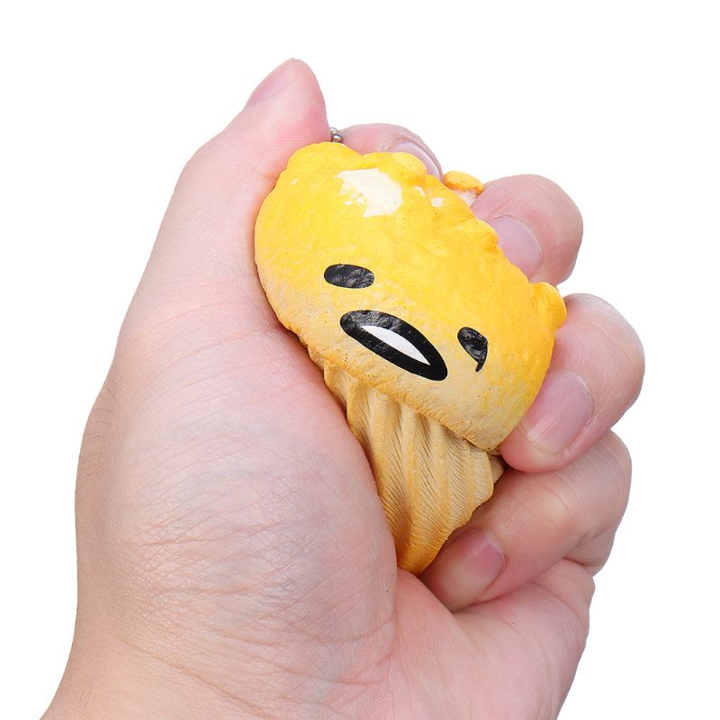 Lazy Egg Cupcake Squishy Lassan Kelő Játék Csomagolással