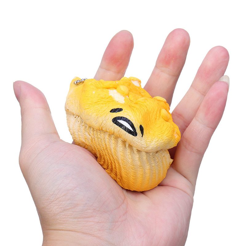 Lazy Egg Cupcake Squishy Lassan Kelő Játék Csomagolással