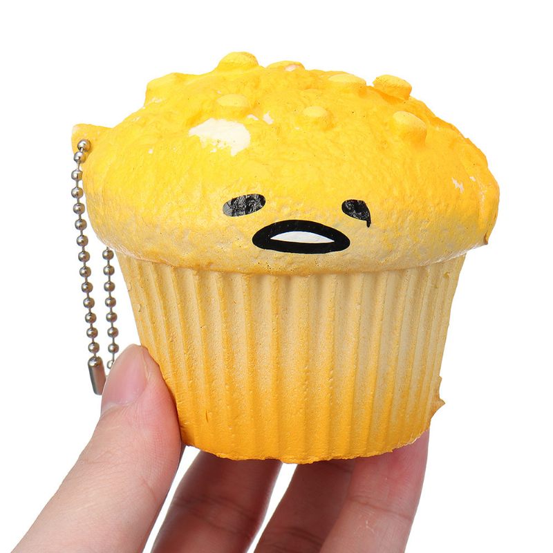 Lazy Egg Cupcake Squishy Lassan Kelő Játék Csomagolással