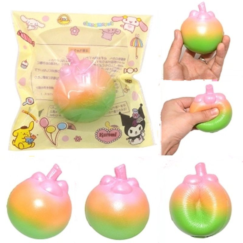 Mangosztán Squishy Slow Rising Csomagolás Gyűjtemény Ajándékjáték