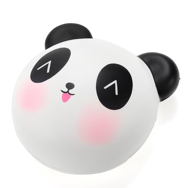 Meistoyland Squishy Panda Zsemle 8 cm-es Lassan Kelő Csomagolással Kollekció Ajándék Dekorral Puha Játék