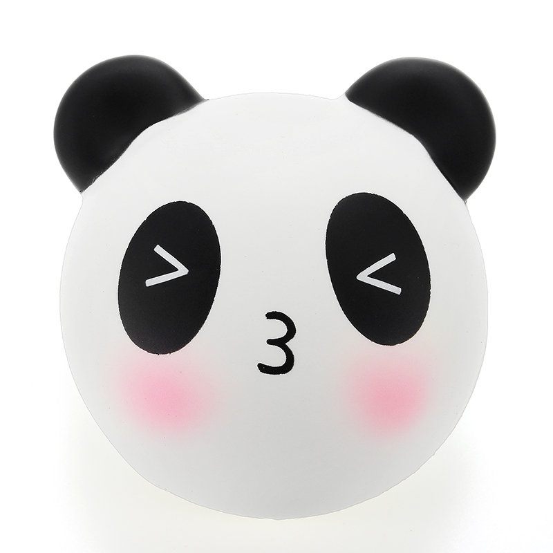 Meistoyland Squishy Panda Zsemle 8 cm-es Lassan Kelő Csomagolással Kollekció Ajándék Dekorral Puha Játék