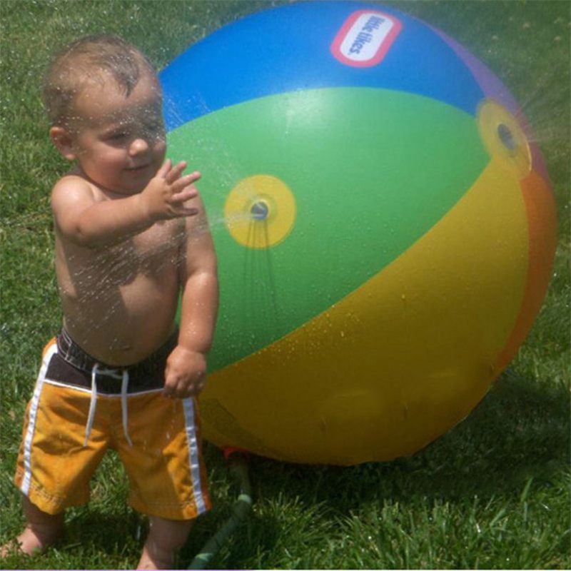 Nyári Gyermek Szabadtéri Úszás Beach Ball Felfújható Labda Szökőkút