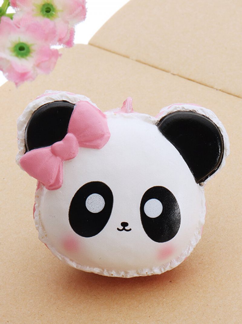 Panda Face Head Squishy Slow Rising Csomagolással Kollekció Ajándék Puha Játék