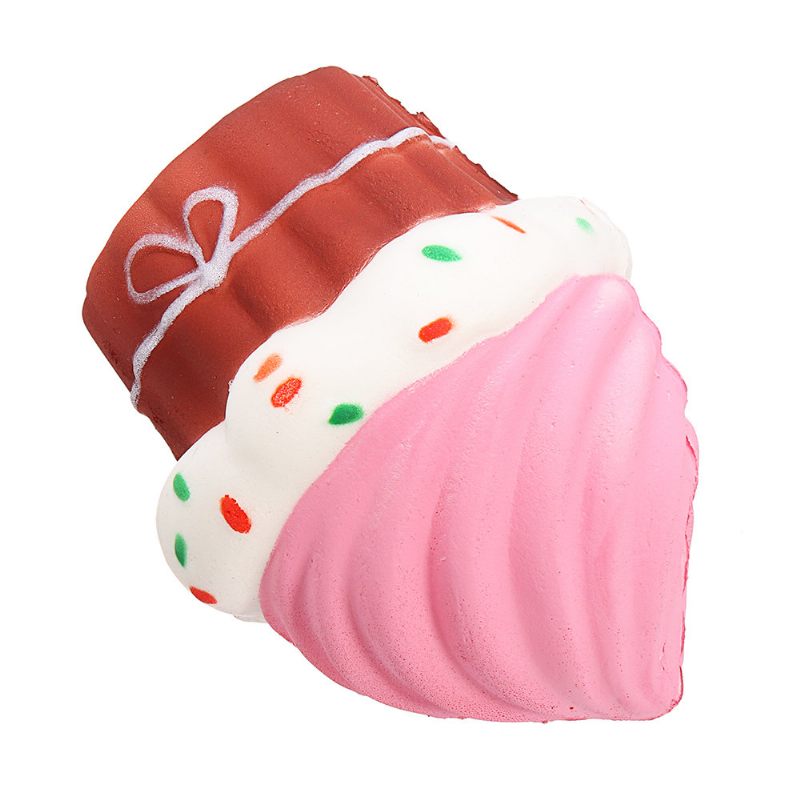 Puff Cake Squishy Slow Rising Csomagolással Kollekció Ajándék Puha Játék