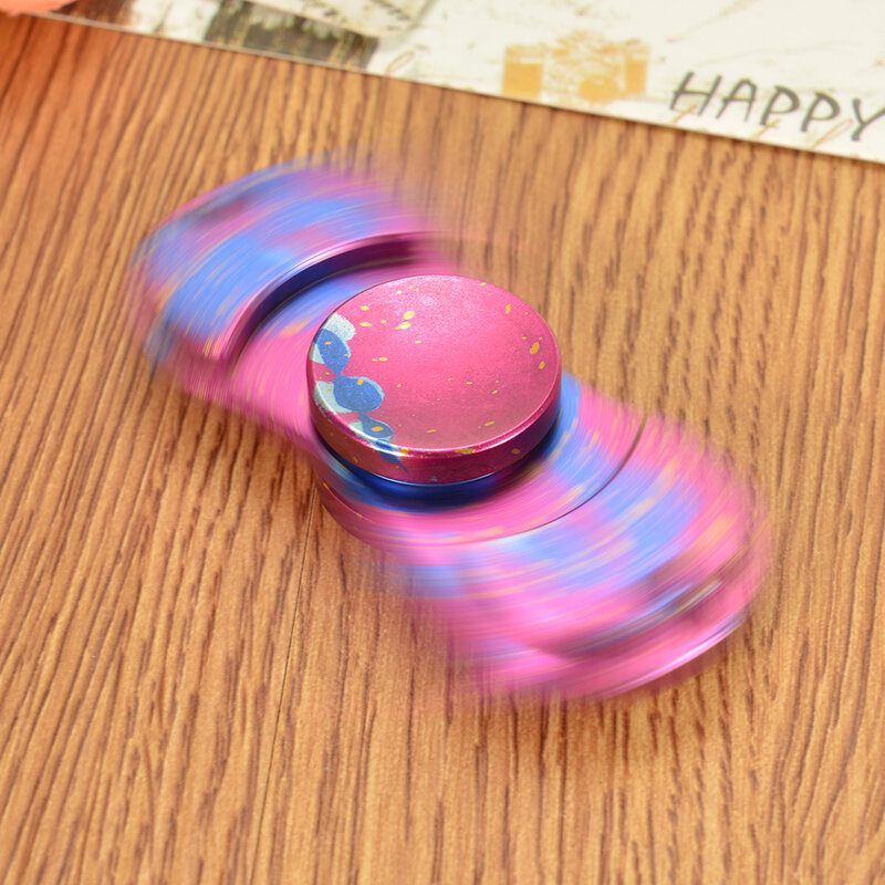 Retro Terepszínű Dazzle Fidget Hand Spinner Adhd Austim Ujjbegyek Ujjak Giroszkóp Csökkenti A Stresszt