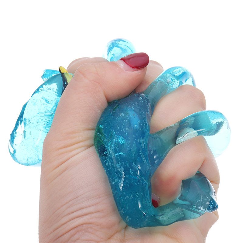 Sea Creatures Crystal Slime Barkácsolt Átlátszó Nyálkaputty Stresszoldó