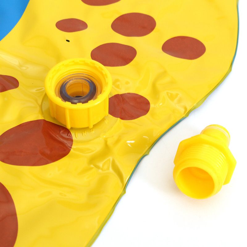 Splash Pad 39 Hüvelykes Sprinkle And Play Mat Sprinkler Gyerekeknek Fiúk Lányok Szórakoztató Mat Nyári Szabadtéri Öntözőpárna Party Vízijátékok Extra Nagy Gyermeklocsoló Medence